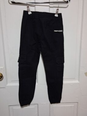 Kids Boys Size 8 RGSTR Black Cargo Jogger Pants - Casual Bottoms